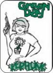 GREEN DAY - KERPLUNK  - MINI STICKER - 2