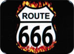 ROUTE 666 - MINI STICKER - 2
