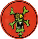MOODSKULL  - ROUND STICKER - 2 1/2