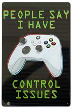 Control Issues Tin Sign - 20x30cm - 7.87