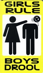 GIRLS RULE, BOYS DROOL - Large - 3