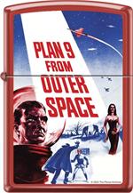 Plan 9 from Outer Space Red Matte Zippo Lighter Image