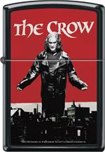 The Crow - Red - Black Matte Zippo Lighter Image